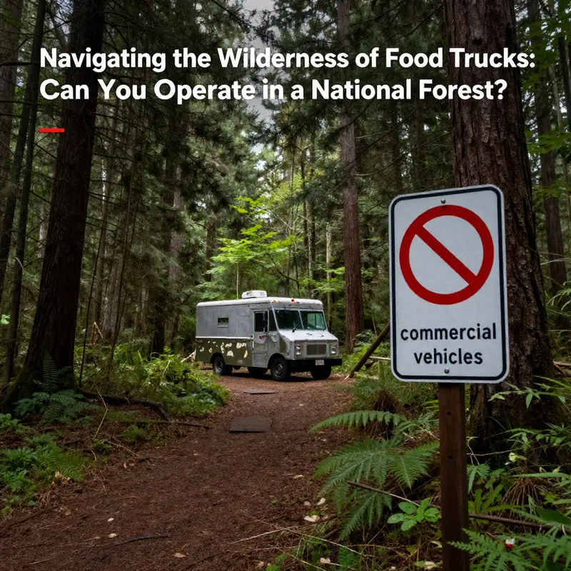 The tranquility of a national forest emphasizing the strict adherence to land use restrictions.