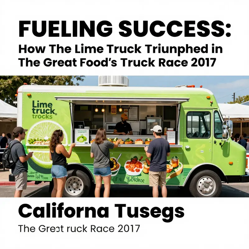 The Lime Truck showcased strategic ingenuity in their culinary approach during the competition.