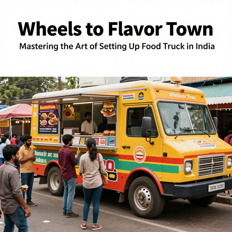 Entrepreneurs engaging in legal paperwork to establish their food truck business.