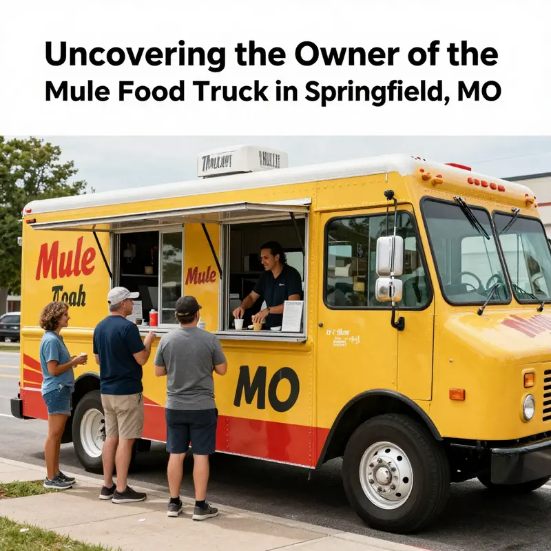The Mule Food Truck in Springfield, MO, an iconic representation of culinary mobile dining.