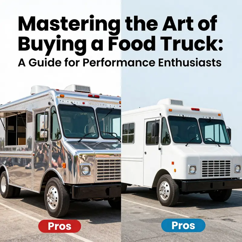 A creative food truck design reflecting the fusion of automotive passion and culinary excellence.