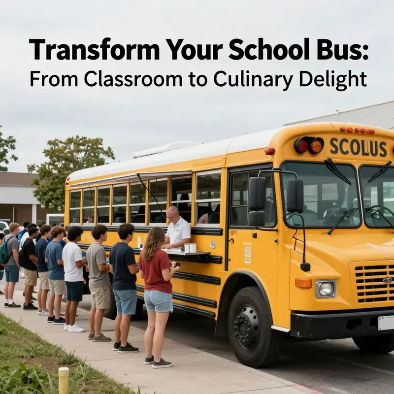 Navigate the essential legal requirements for converting a school bus into a food truck, including permits and inspections.