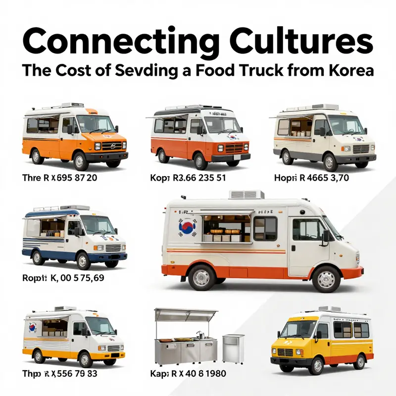 A comparison of new and used food trucks available in Korea, highlighting their condition and appeal.