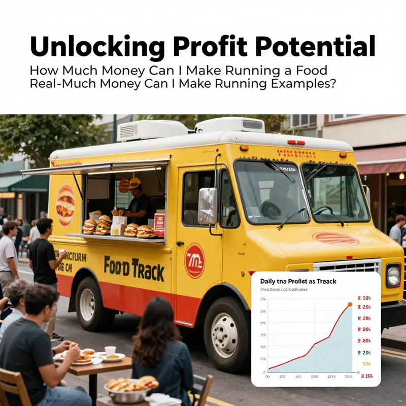 Key factors influencing income potential for food trucks.