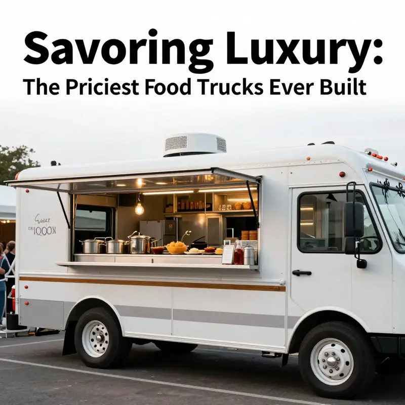 A luxury mobile banquet vehicle designed for upscale events, showcasing elegant interiors and advanced culinary facilities.