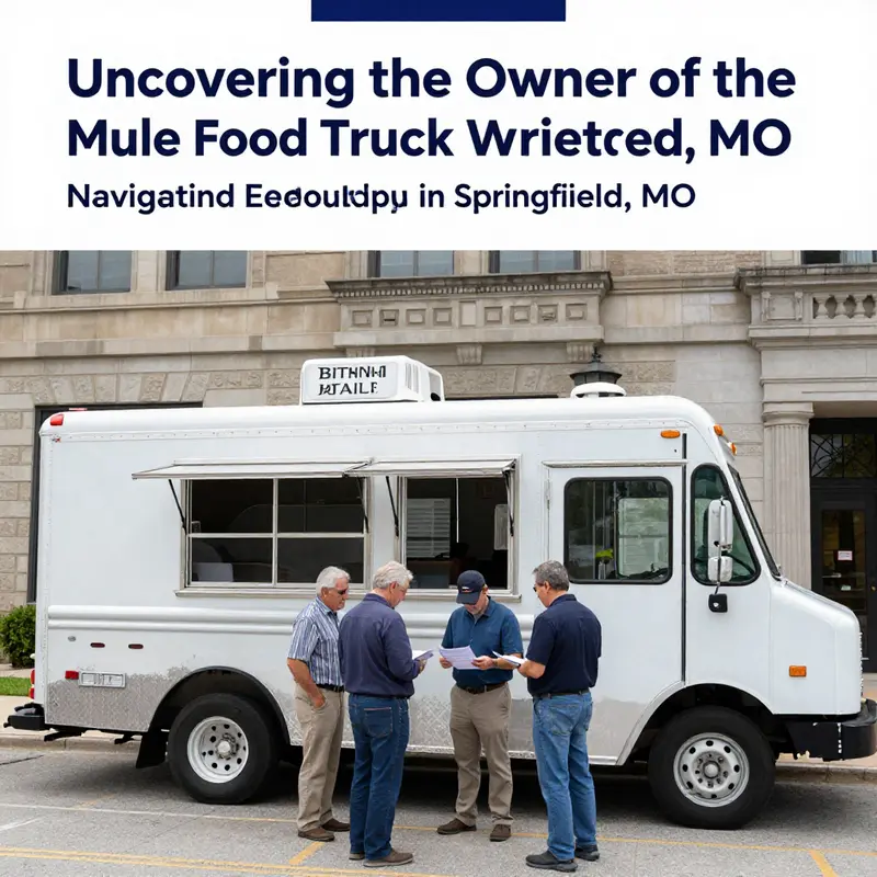 The Mule Food Truck in Springfield, MO, an iconic representation of culinary mobile dining.