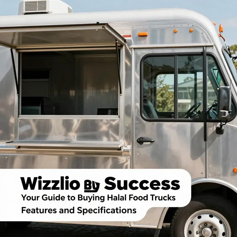 A diverse selection of halal food trucks ready to serve in urban environments.