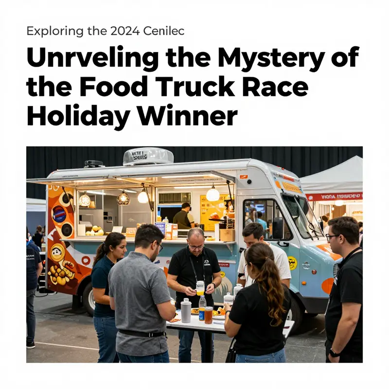 Fans eagerly discuss the mysterious Food Truck Race Holiday and the information surrounding its winner.