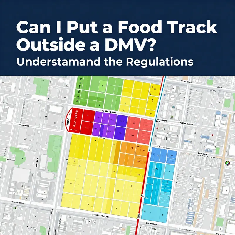 Food trucks must adhere to strict regulations, especially when near DMV offices.