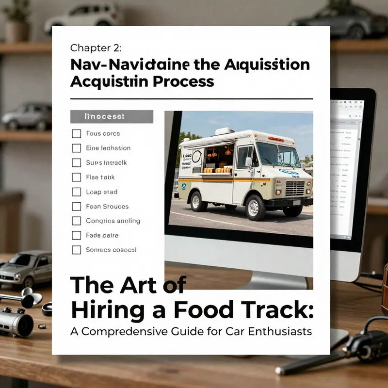 Enthusiasts collaborating on a unique food truck concept suitable for automotive events.