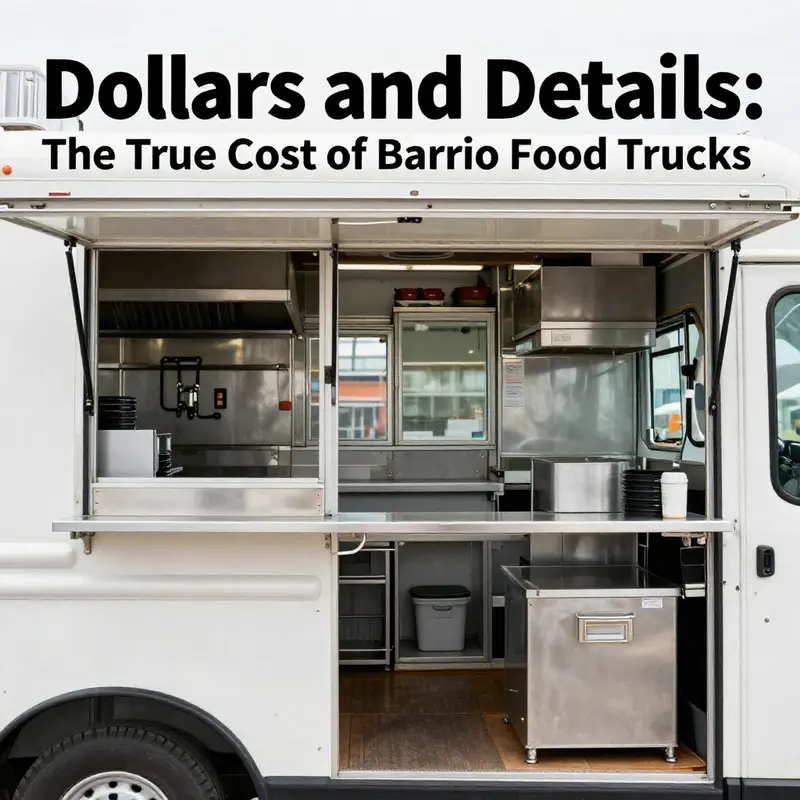 Comparative analysis of similar food trucks highlighting their costs and features.