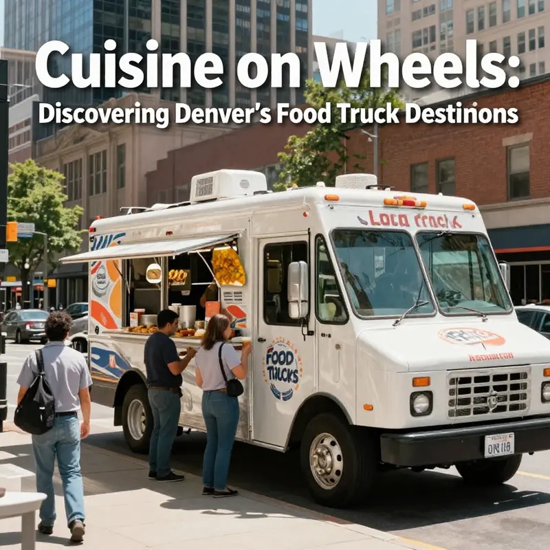 Food truck pods in Denver create a unique culinary atmosphere with a flow of enthusiastic customers.