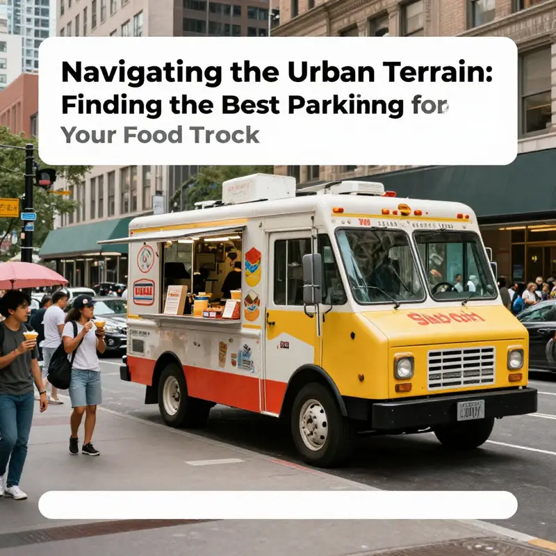 A food truck surrounded by customers on a busy urban street, depicting the vibrant food truck culture.