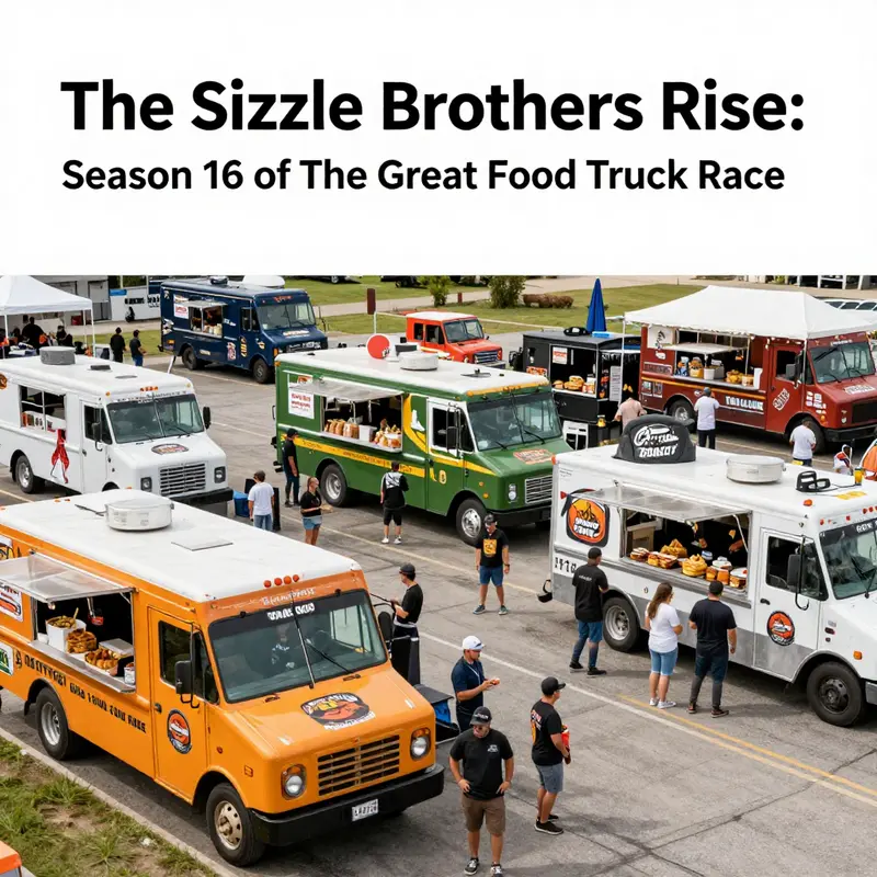 The Sizzle Brothers serve up their signature dishes during the competition.