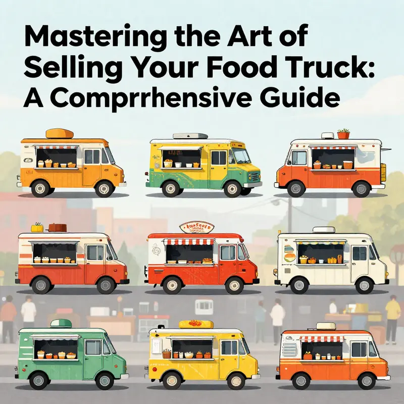 A well-prepared food truck ready for sale, ensuring buyers see its full potential.