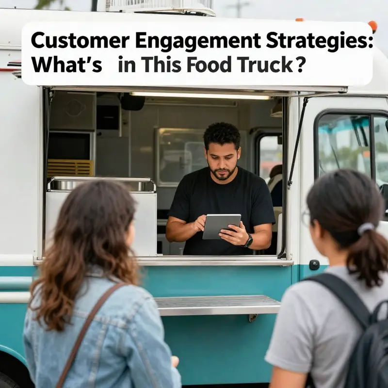 A vibrant display of diverse options available at a food truck.