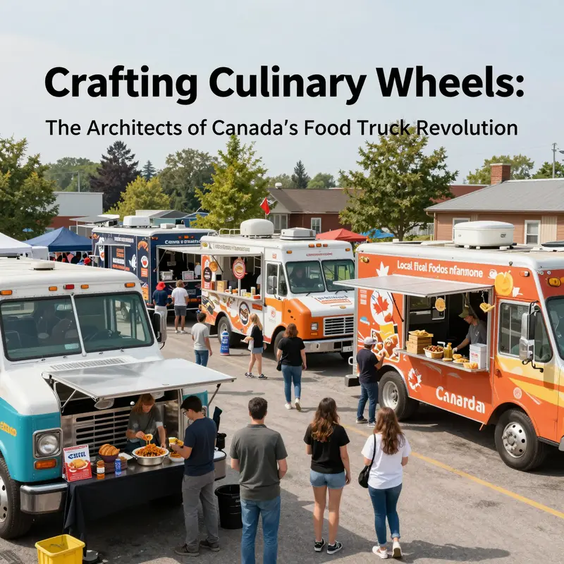 Inside a Canadian food truck manufacturing facility, highlighting customization and compliance.