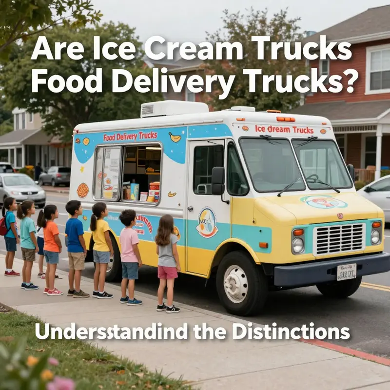 Children eagerly line up at an ice cream truck, capturing the essence of mobile retail.