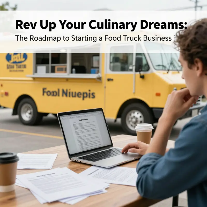 Crafting a standout food truck business plan with a unique identity.