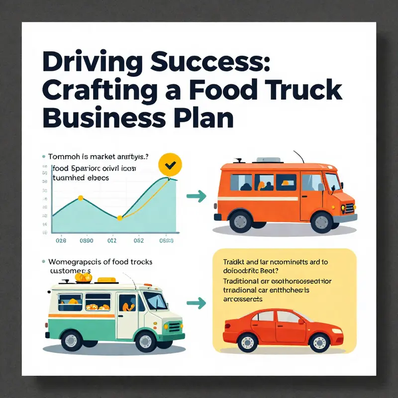 A vibrant executive summary meeting, blending automotive passion with culinary innovation.