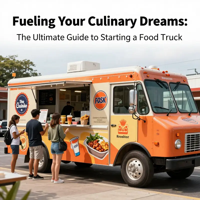 A combination of food trucks displaying their necessary licenses, emphasizing the legal aspect of operating a mobile food business.