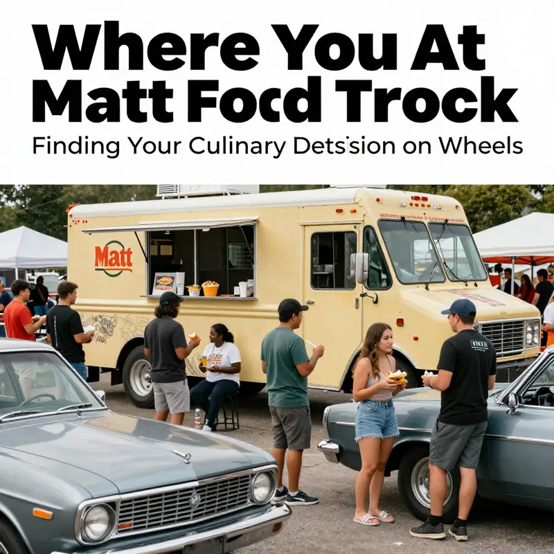 Matt Food Truck’s vibrant online presence engaging a community of food lovers and automotive enthusiasts.