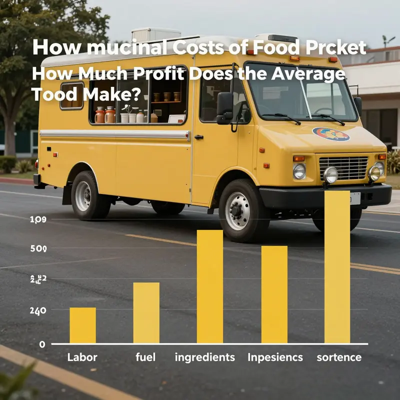 Examining the profit margins that food trucks typically operate within.