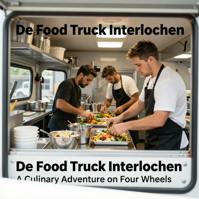 The vibrant exterior of De Food Truck Interlochen, a beacon of Dutch culinary heritage in Michigan.