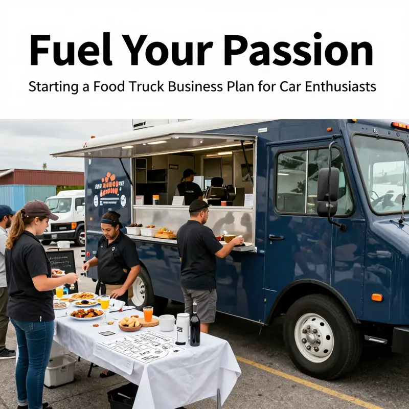 Setting the vision and goals for your food truck business plan begins with embracing automotive culture.