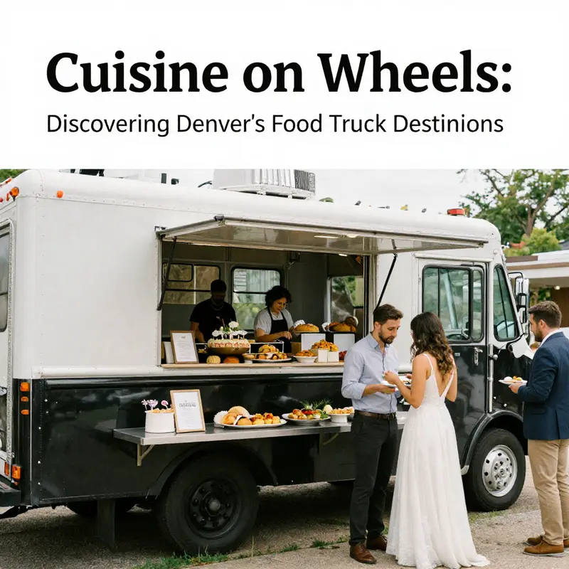 Food truck pods in Denver create a unique culinary atmosphere with a flow of enthusiastic customers.