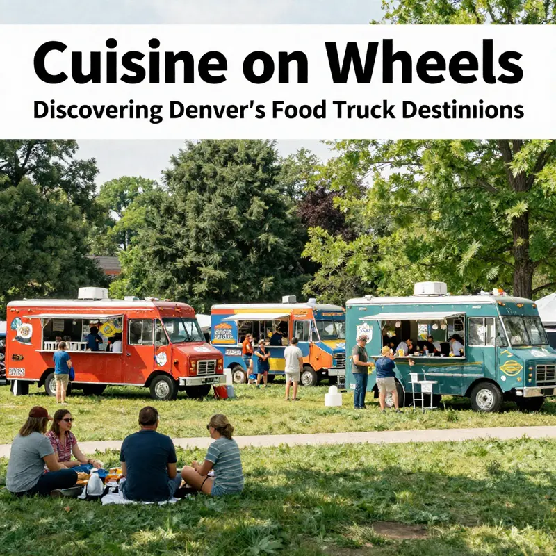 Food truck pods in Denver create a unique culinary atmosphere with a flow of enthusiastic customers.