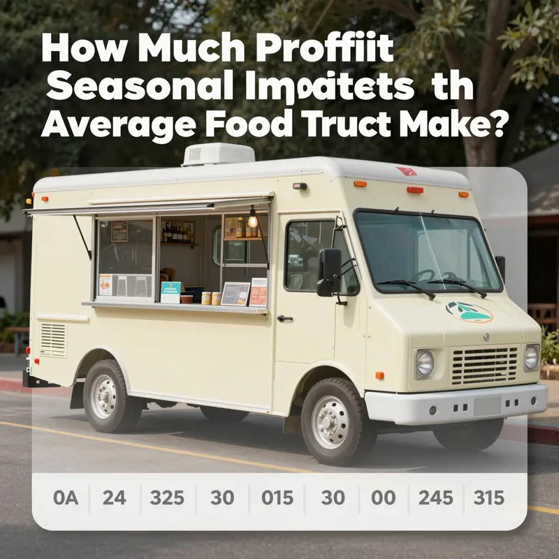 Examining the profit margins that food trucks typically operate within.