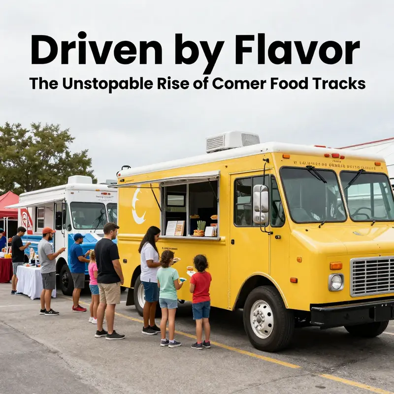 Diverse comer food trucks create business opportunities and challenges in a dynamic urban landscape.