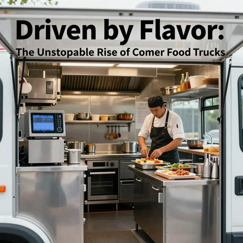 Diverse comer food trucks create business opportunities and challenges in a dynamic urban landscape.