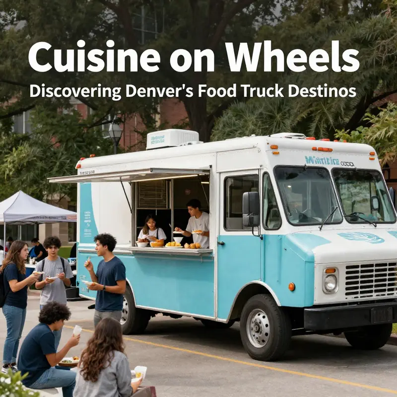 Food truck pods in Denver create a unique culinary atmosphere with a flow of enthusiastic customers.