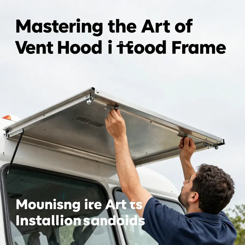 Key components and tools required for preparation before installing a vent hood.
