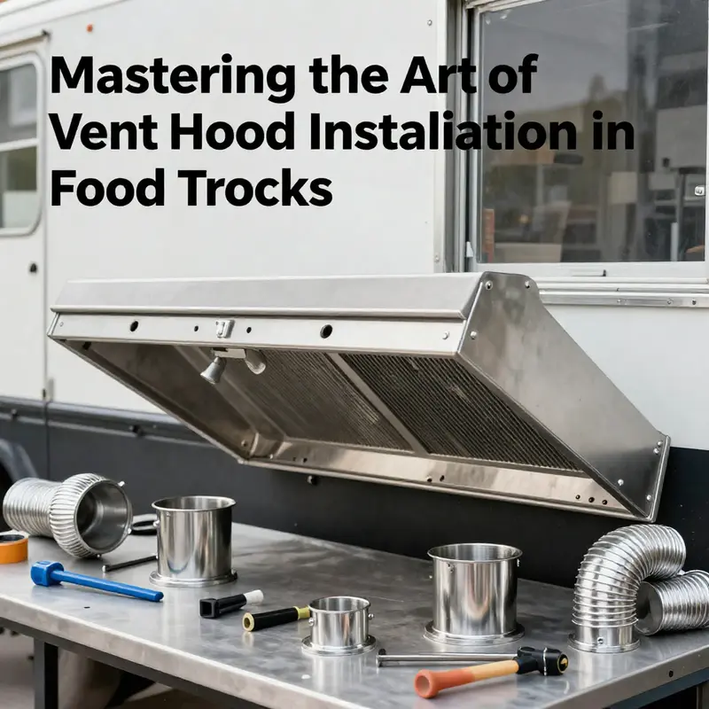 Key components and tools required for preparation before installing a vent hood.