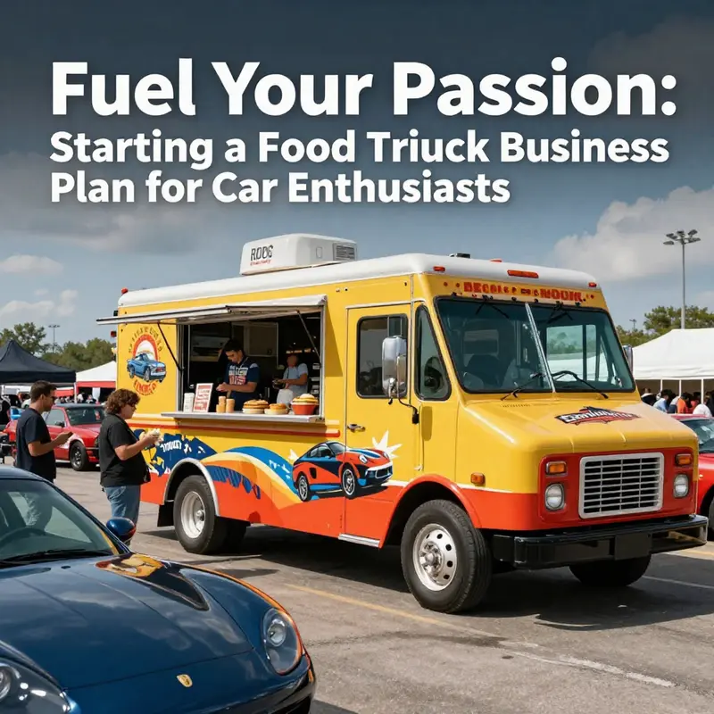 Setting the vision and goals for your food truck business plan begins with embracing automotive culture.