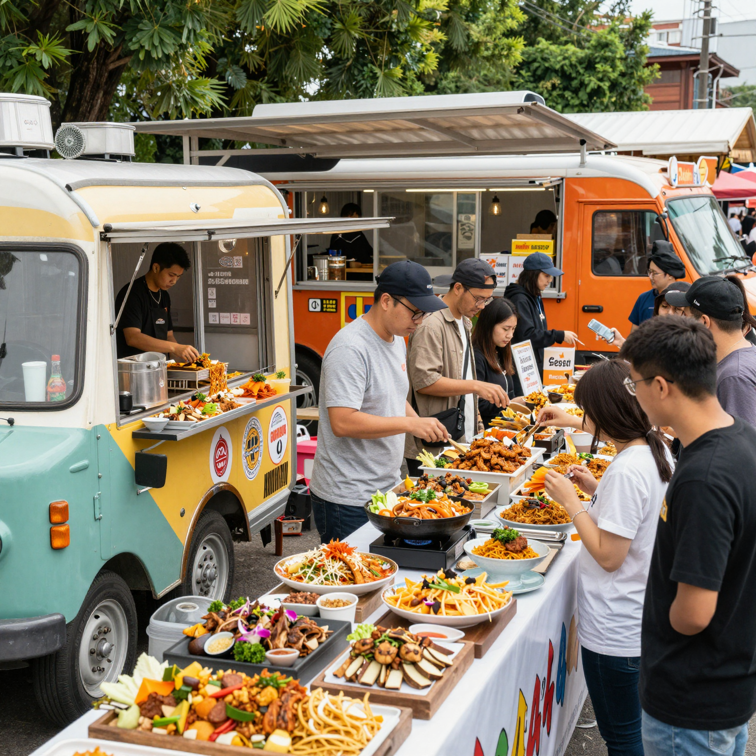 Food Truck Scene