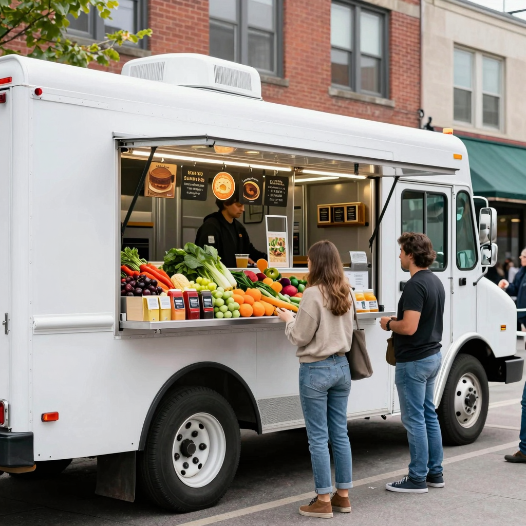 Food truck at St. Lawrence Market