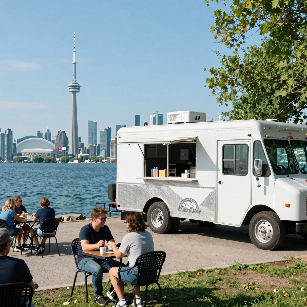 Food truck at Toronto Waterfront