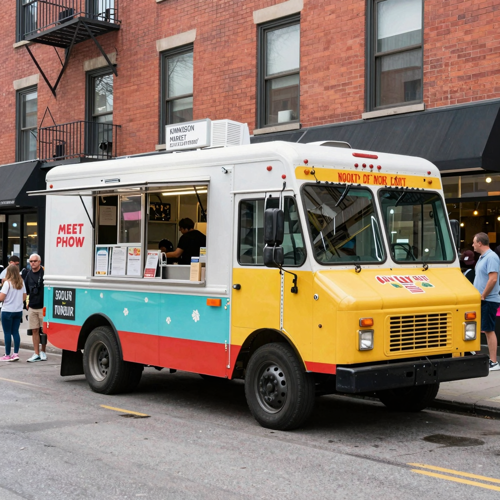 Food truck at Kensington Market