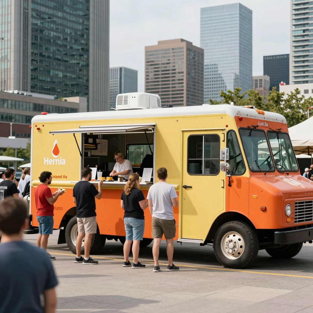 Food truck at Nathan Phillips Square