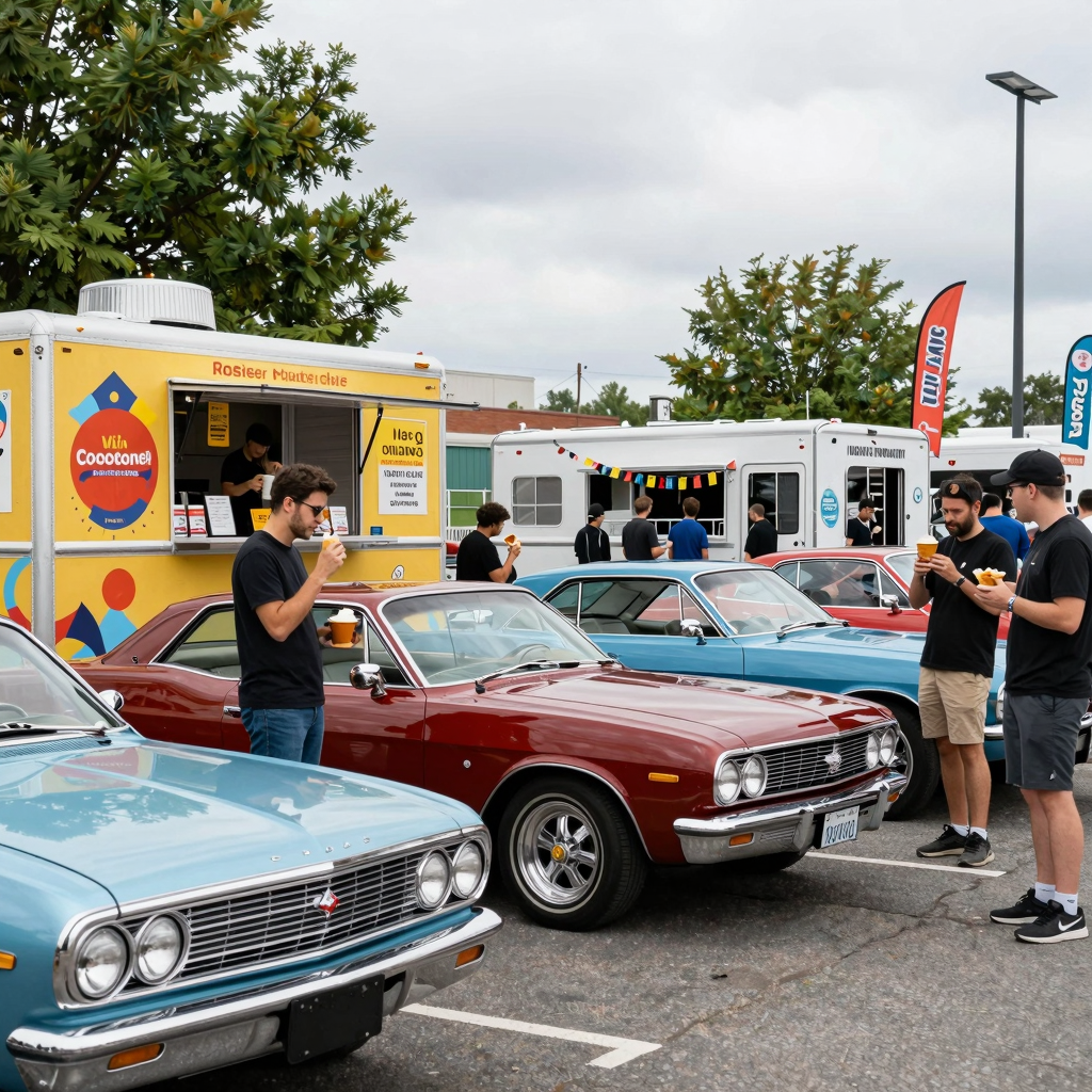 Food Truck at Car Event