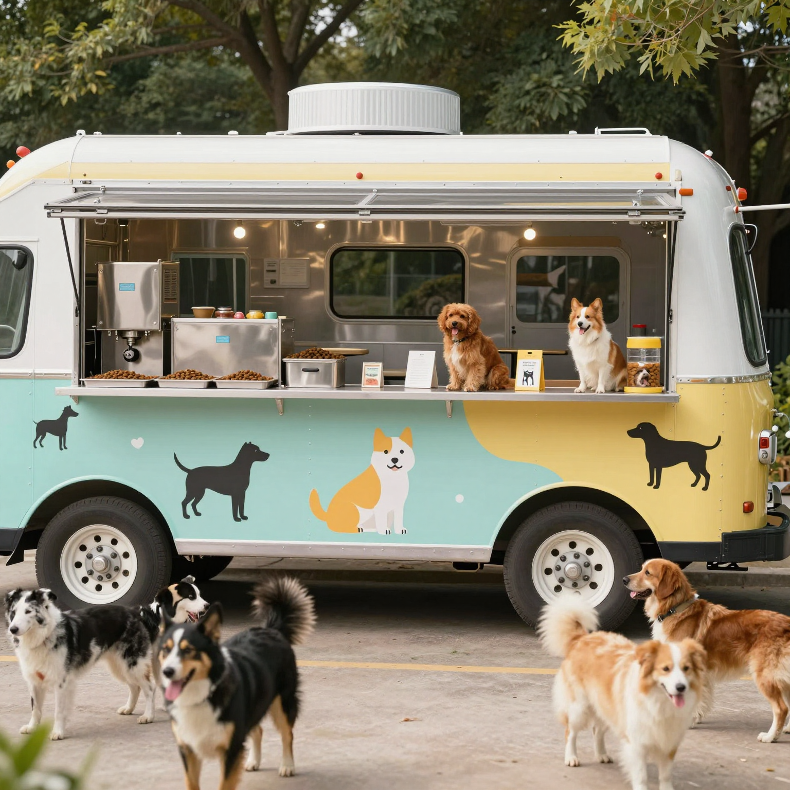 Customized Dog Food Truck