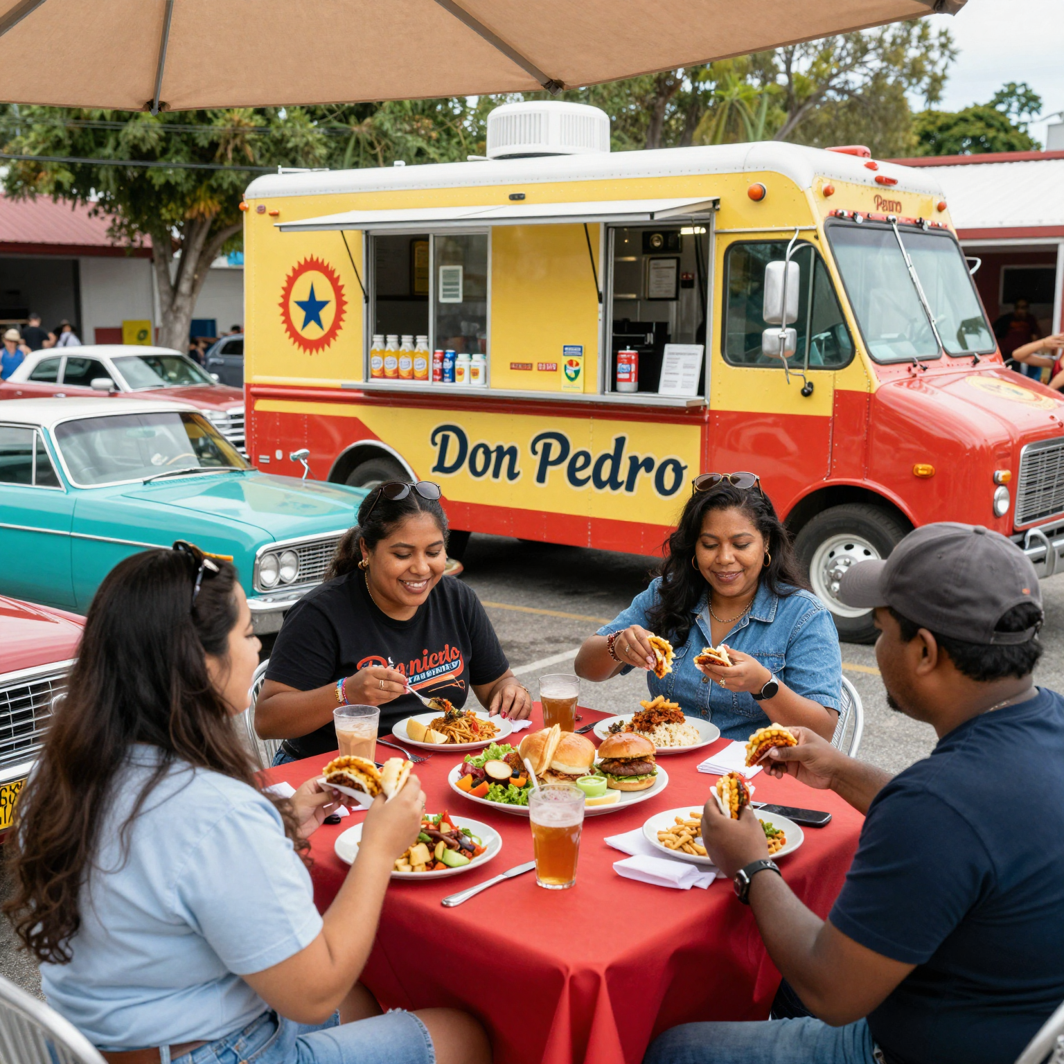 Don Pedro Food Truck Scene