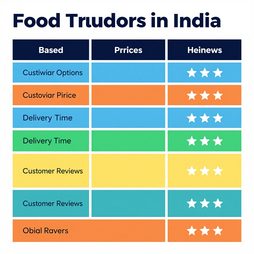 Food Truck Comparison Table