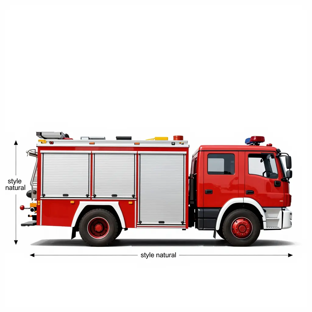 Aerial Fire Truck Dimensions