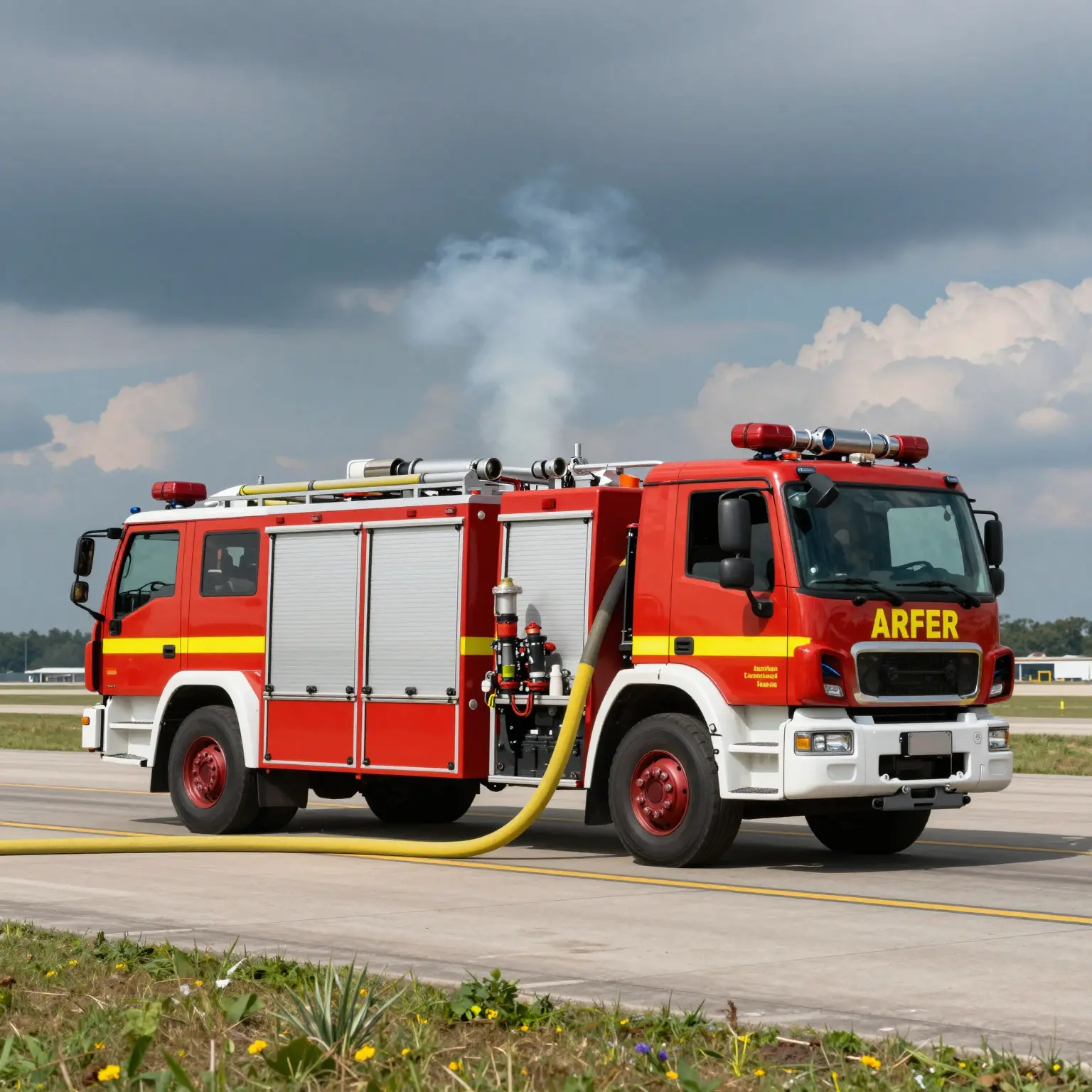 ARFF Crash Truck in Action