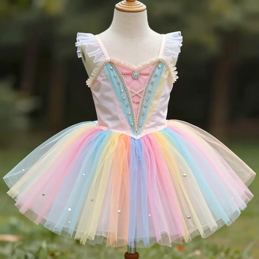 Colorful Children's Ballet Tutu